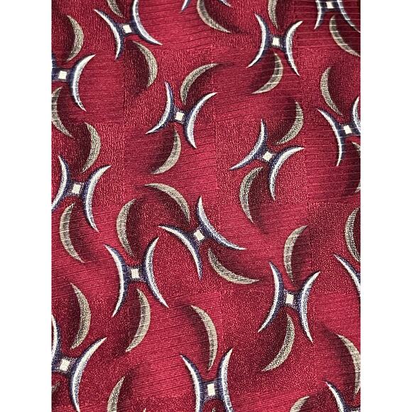 Xmi For Nordstrom Red Hand Made 100% Silk Men’s Neck Tie Made In Usa - Picture 9 of 9